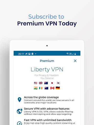 Liberty VPN Secure & Fast VPN screenshot 14