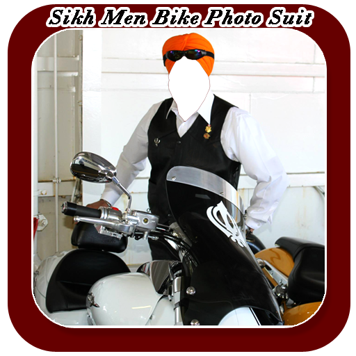 Sikh Men Bike Photo Suit icon