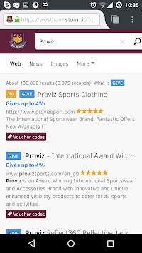 West Ham Browser screenshot 3