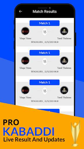 Pro Kabaddi - Live kabaddi screenshot 1