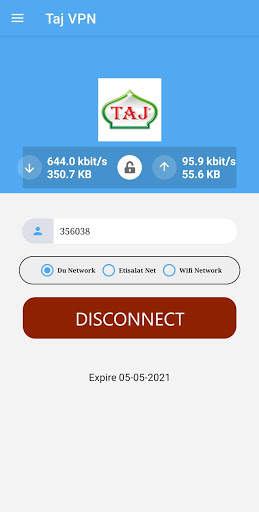 TAJ VPN screenshot 4