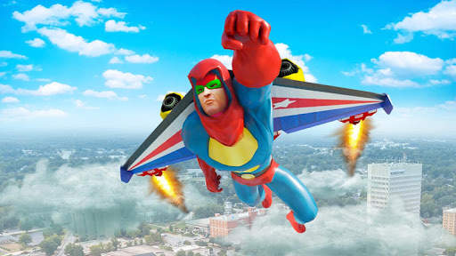 Flying Jetpack Crime City Hero Simulator screenshot 4