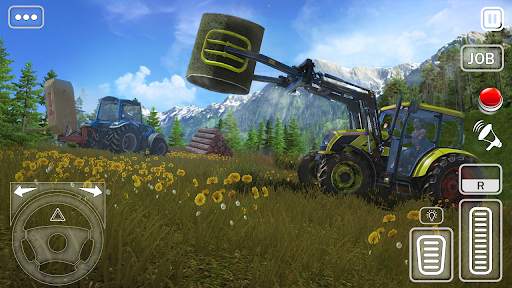 Farmer Driving Tractor Games screenshot 3