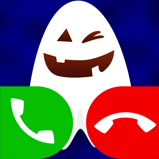 funny fake call ghost game icon