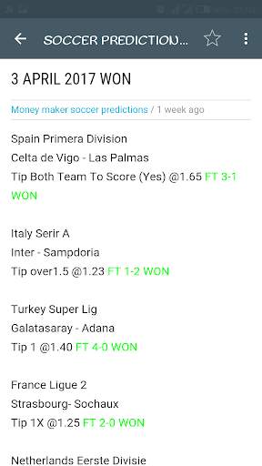 Money Maker Soccer Tips screenshot 2