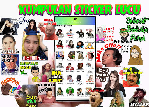 Kumpulan Sticker Lucu Keren WAStickerApps WhatsApp screenshot 1