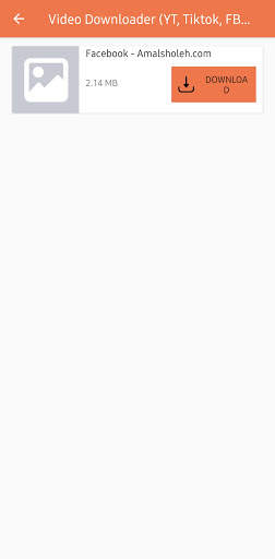 Video Downloader (Vimeo, Tiktok, FB etc.) screenshot 1