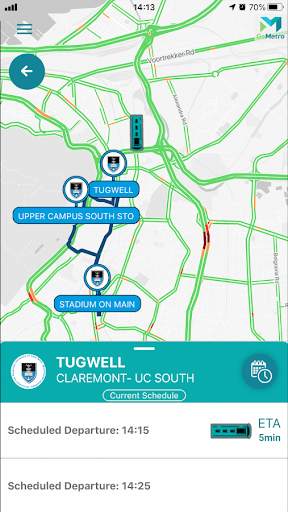 GoMetro Move - Official UCT Jammie App screenshot 5