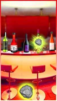 Bottle Cutting Break Stone Botellas screenshot 1