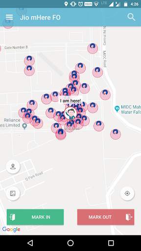 Jio mHere FO screenshot 8
