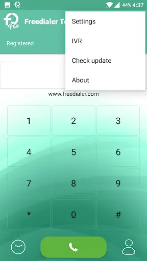FreeDialer Plus screenshot 2