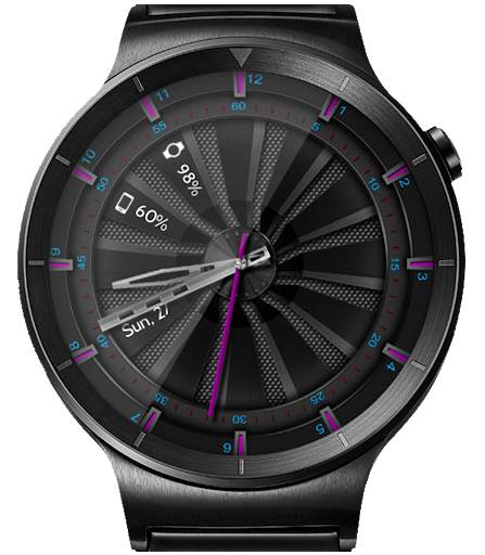 Mesh Turbine HD Watch Face & Clock Widget screenshot 17