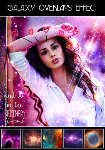 Galaxy Photo Overlay Effect 1 تصوير الشاشة