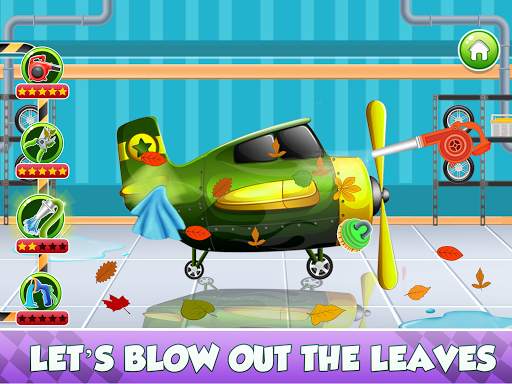 Airplane wash Games for kids screenshot 2