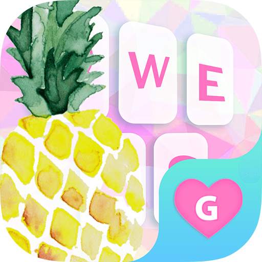 Pineapple Fruit Keyboard Theme for Girls 1.0