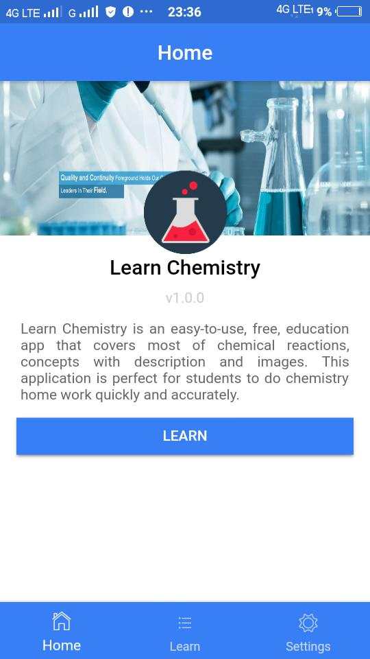 Learn Chemistry скриншот 2