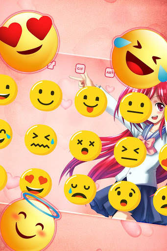 Happy Teenage Girl Keyboard screenshot 3