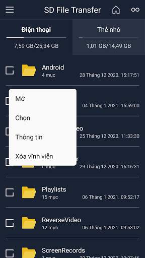 Chuyển File Sang Thẻ Nhớ & Điện Thoại, Đọc Thẻ Nhớ screenshot 5