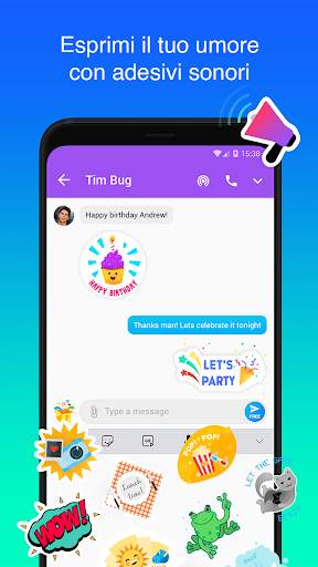 Mint Messenger - Chat And Sms screenshot 3