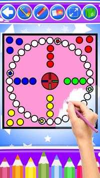 Coloring Book: Ludo Coloring Game screenshot 1