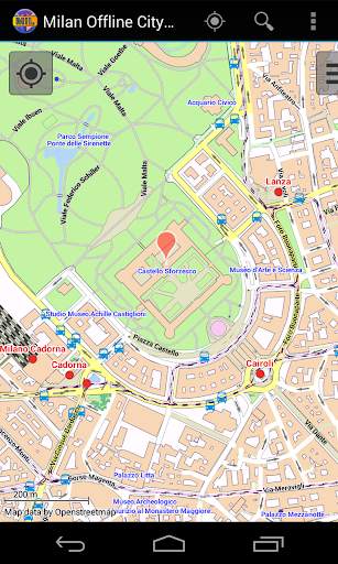 Milan Offline City Map स्क्रीनशॉट 5