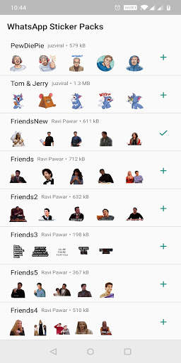 FRIENDS Serial TV Stickers app all in one screenshot 1