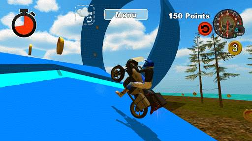 Bike Moto Stunt Racing 3D by Kaufcom screenshot 5
