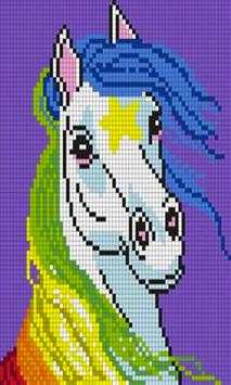 Coloring Unicorn Book Sandbox Color By Number Page screenshot 1