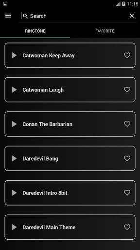superhero ringtone screenshot 8