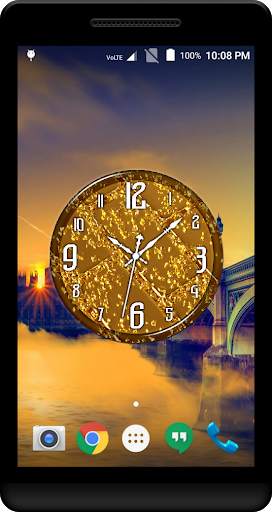 Gold Clock Live Wallpaper screenshot 4
