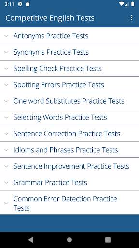 English Practice Tests Free screenshot 1