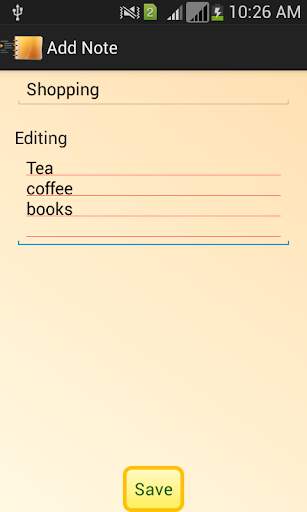 My Notes screenshot 4