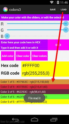 Colors Free screenshot 6