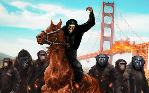 Apes War Gun Shooting Games screenshot 1