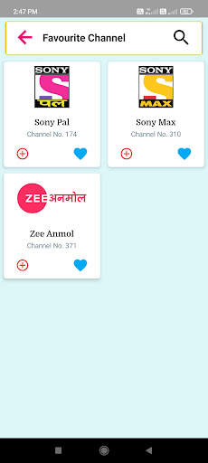 Tata Sky Channel list screenshot 3