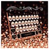 Rose Gold Pearl Keyboard Theme on 9Apps