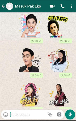 Kumpulan Sticker Artis Cute Cool for WAStickerApps screenshot 7