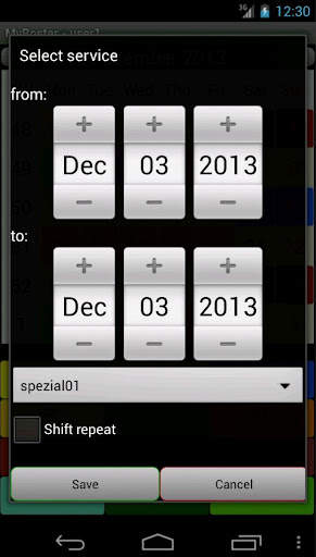 My Roster My Shift Plan screenshot 2