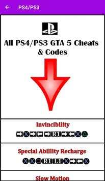 Cheats For GTA 5 PS4, PC, XBOX screenshot 3