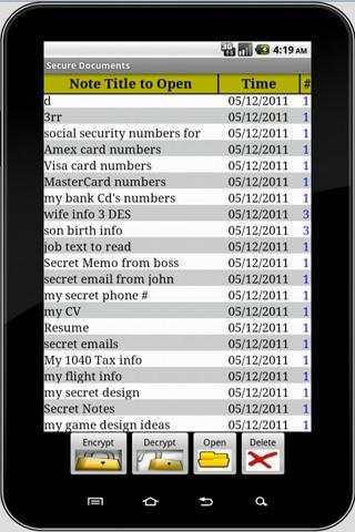 Secure Documents Lite screenshot 4