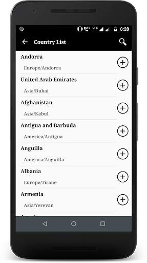 World Clock screenshot 2