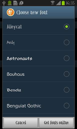 Alleycat FlipFont screenshot 6
