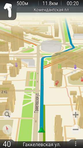GPS навигатор TourMap скриншот 1