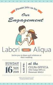 Engagement Invitation Card screenshot 4