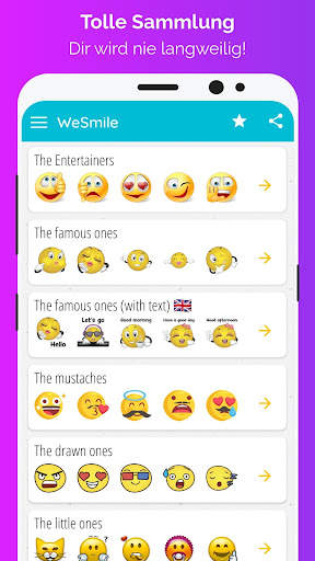 WeSmile Smileys WASticker screenshot 4