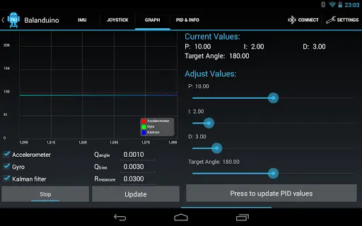 Balanduino Android App screenshot 12