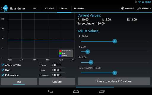 Balanduino Android App screenshot 12