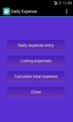 Daily Expense screenshot 1