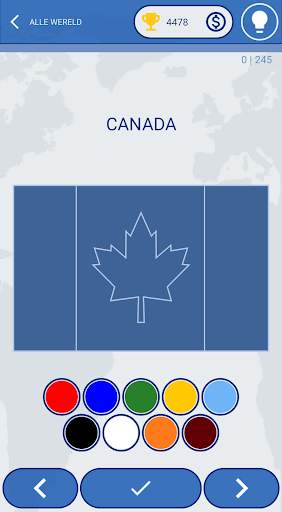 De vlaggen van de wereld quiz screenshot 10
