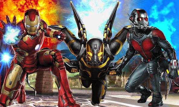 Ant Superhero Micro Battle - Street Fighting Games screenshot 4